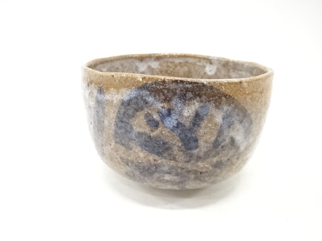 JAPANESE TEA CEREMONY / TEA BOWL CHAWAN / IRON GLAZE / ARTISAN WORK